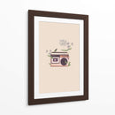 Radio vintage floral - Frida Floral Studio | Cuadro decorativo de Canvas Lab