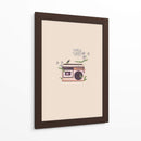 Radio vintage floral - Frida Floral Studio | Cuadro decorativo de Canvas Lab