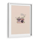 Radio vintage floral - Frida Floral Studio | Cuadro decorativo de Canvas Lab