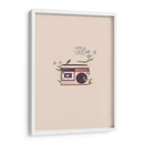 Radio vintage floral - Frida Floral Studio | Cuadro decorativo de Canvas Lab
