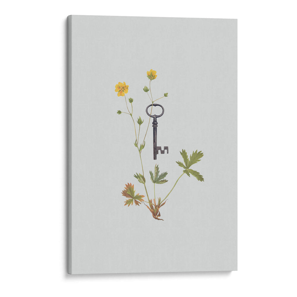 Llave vintage botánica - Frida Floral Studio | Cuadro decorativo de Canvas Lab
