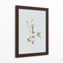 Llave vintage botánica - Frida Floral Studio | Cuadro decorativo de Canvas Lab