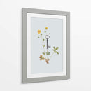 Llave vintage botánica - Frida Floral Studio | Cuadro decorativo de Canvas Lab