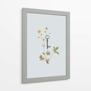 Llave vintage botánica - Frida Floral Studio | Cuadro decorativo de Canvas Lab