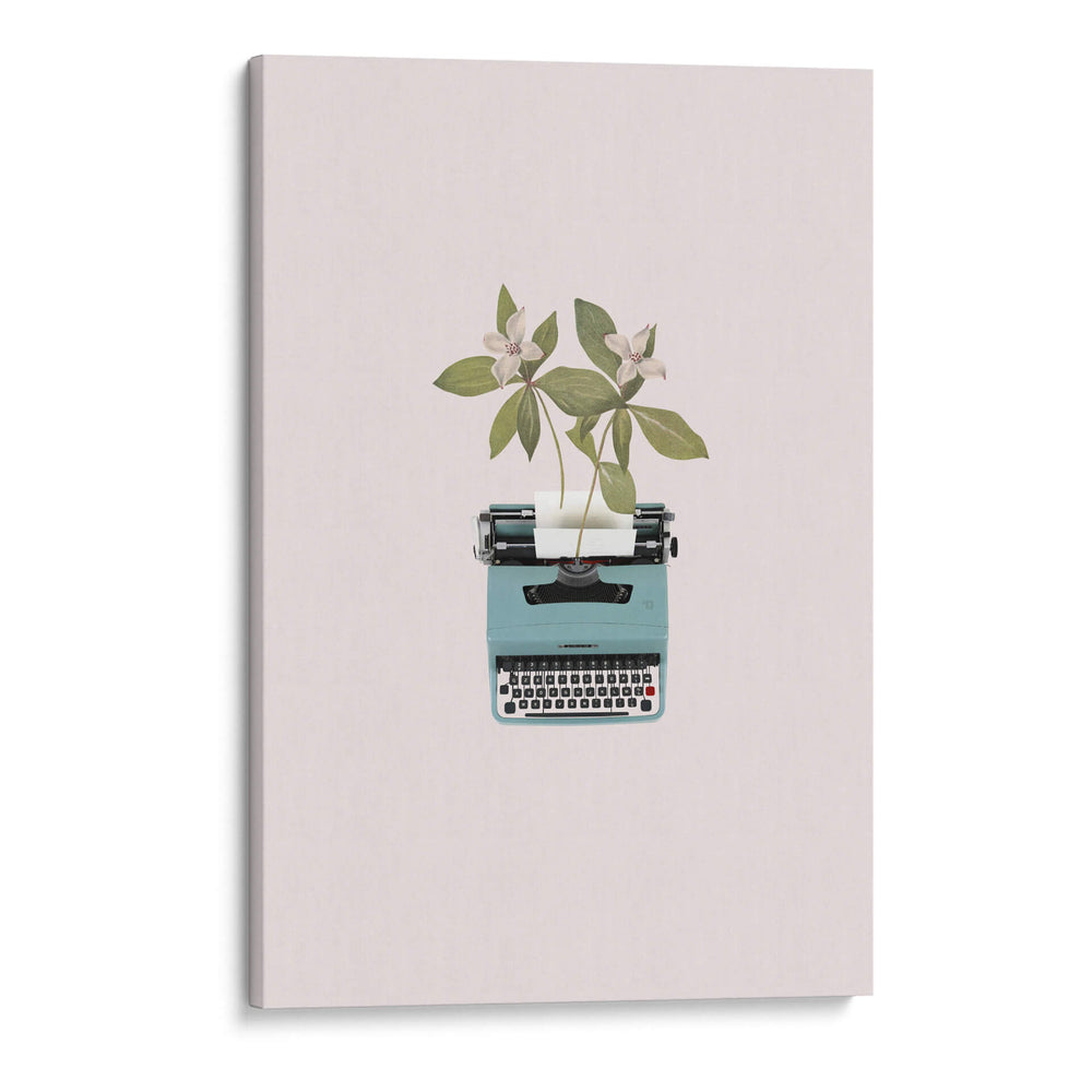 Máquina de escribir botánica - Frida Floral Studio | Cuadro decorativo de Canvas Lab