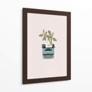 Máquina de escribir botánica - Frida Floral Studio | Cuadro decorativo de Canvas Lab