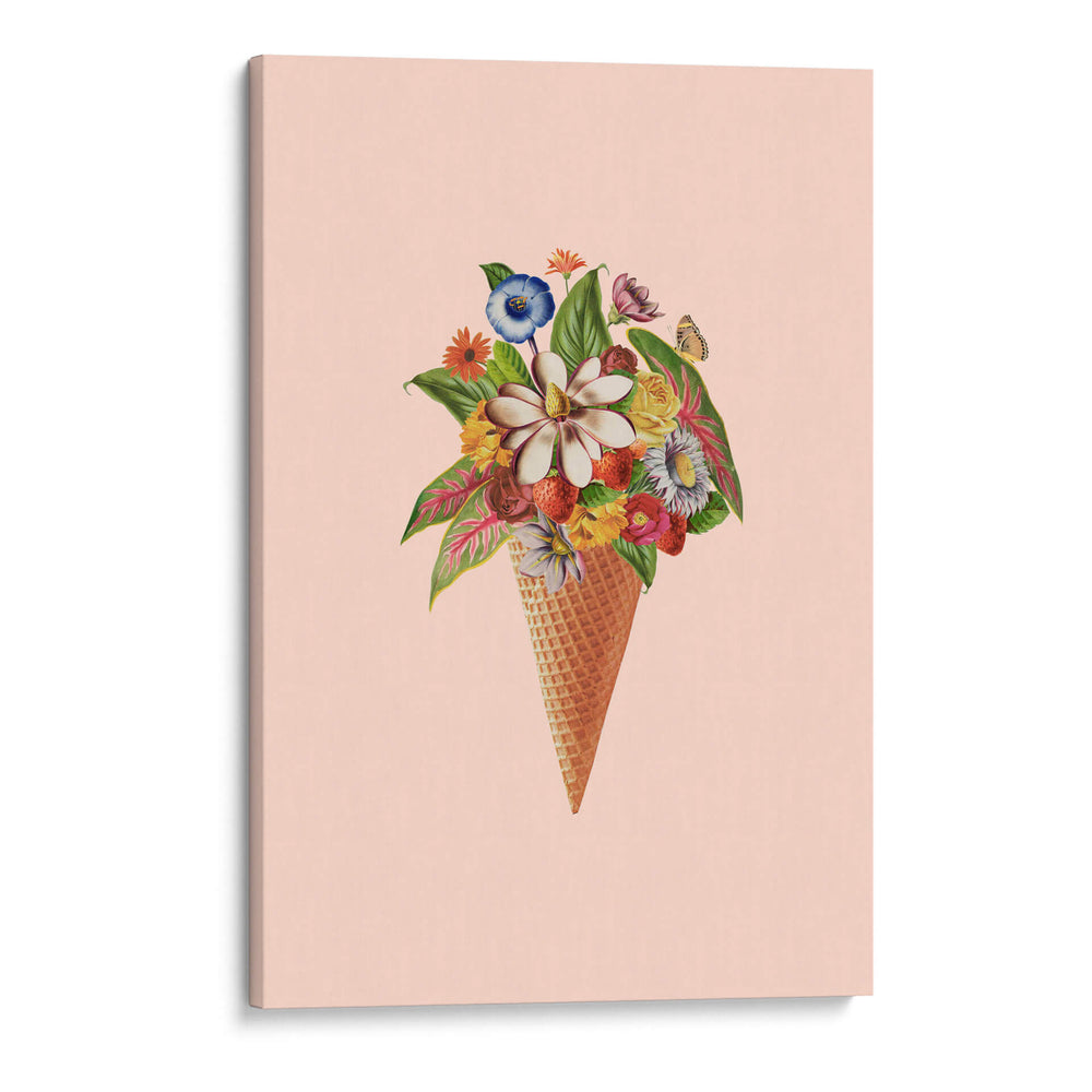 Helado botánico rosa - Frida Floral Studio | Cuadro decorativo de Canvas Lab