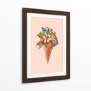 Helado botánico rosa - Frida Floral Studio | Cuadro decorativo de Canvas Lab