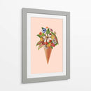 Helado botánico rosa - Frida Floral Studio | Cuadro decorativo de Canvas Lab