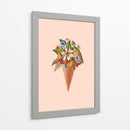 Helado botánico rosa - Frida Floral Studio | Cuadro decorativo de Canvas Lab