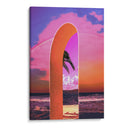 Portal vaporwave - CosmoZach | Cuadro decorativo de Canvas Lab