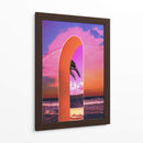 Portal vaporwave - CosmoZach | Cuadro decorativo de Canvas Lab