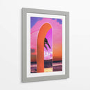 Portal vaporwave - CosmoZach | Cuadro decorativo de Canvas Lab