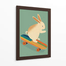 Conejito patinando - Treechild | Cuadro decorativo de Canvas Lab