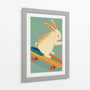 Conejito patinando - Treechild | Cuadro decorativo de Canvas Lab
