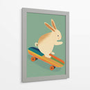 Conejito patinando - Treechild | Cuadro decorativo de Canvas Lab