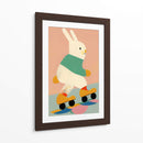 Conejito en patines - Treechild | Cuadro decorativo de Canvas Lab