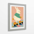 Conejito en patines - Treechild | Cuadro decorativo de Canvas Lab