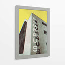 Arquitectura de la Bauhaus Dessau al estilo de una revista Vintage - Rosana Laiz Blursbyai | Cuadro decorativo de Canvas Lab