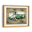 Volkswagen VW Combi Verde - Lembayung senja studio | Cuadro decorativo de Canvas Lab
