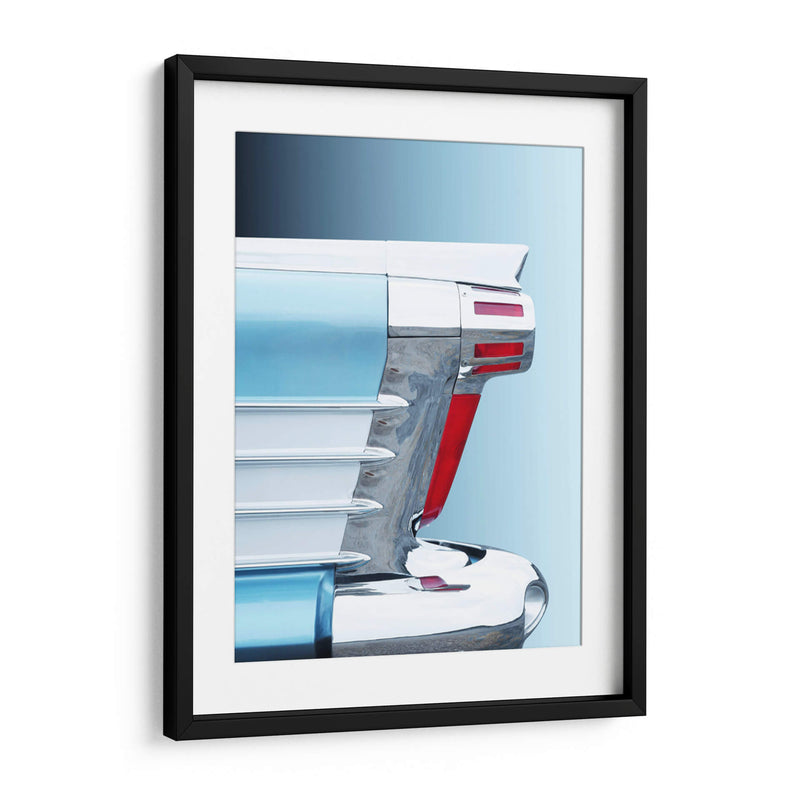 Abstracto del coche clásico estadounidense Super 88 de 1958 - Beate Gube | Cuadro decorativo de Canvas Lab