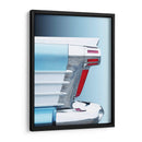 Abstracto del coche clásico estadounidense Super 88 de 1958 - Beate Gube | Cuadro decorativo de Canvas Lab