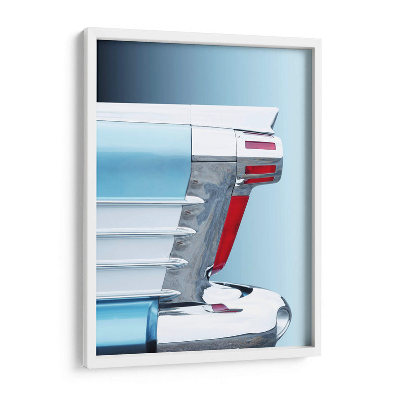 Abstracto del coche clásico estadounidense Super 88 de 1958 - Beate Gube | Cuadro decorativo de Canvas Lab