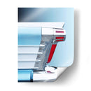 Abstracto del coche clásico estadounidense Super 88 de 1958 - Beate Gube | Cuadro decorativo de Canvas Lab