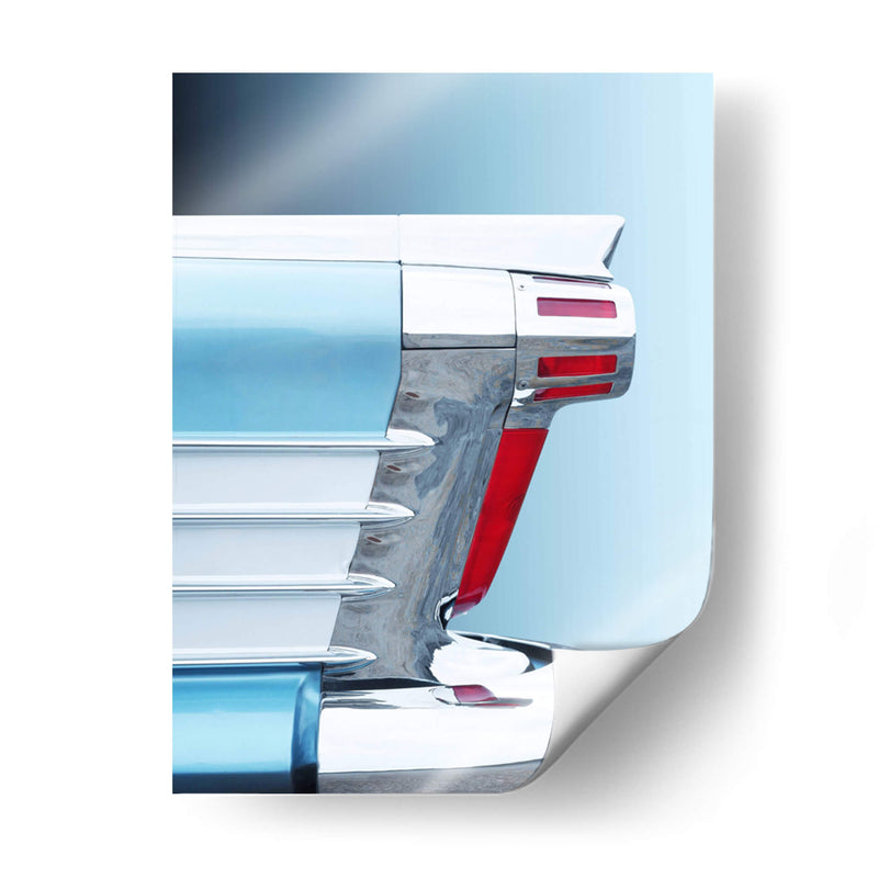 Abstracto del coche clásico estadounidense Super 88 de 1958 - Beate Gube | Cuadro decorativo de Canvas Lab