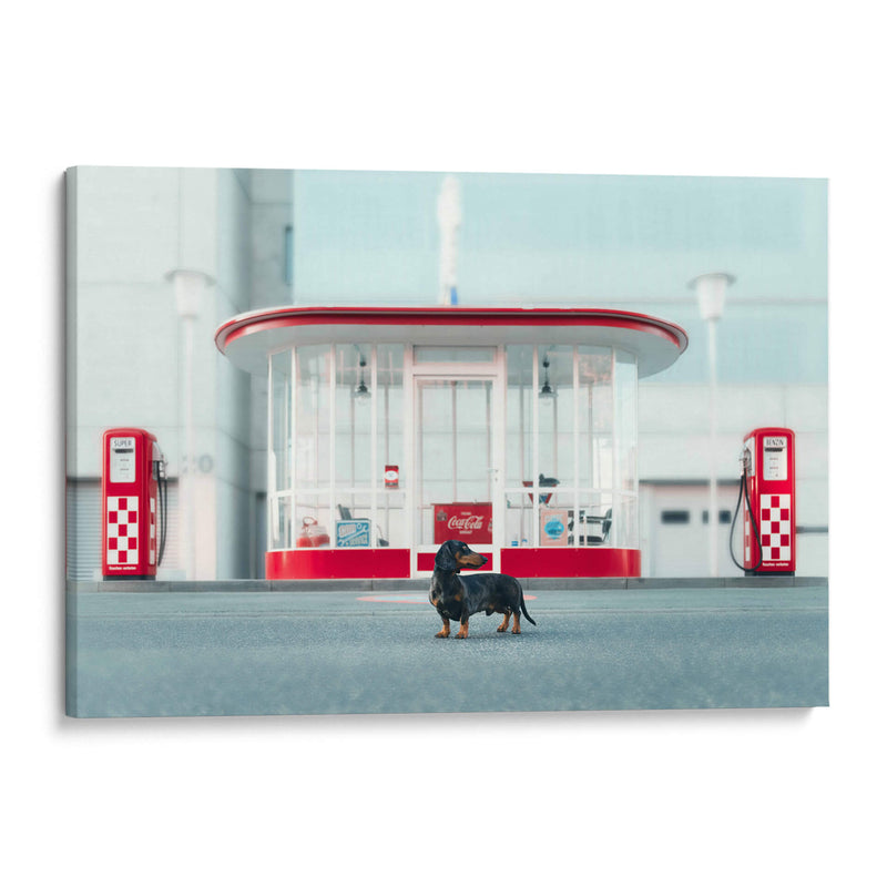 El gasolinero - Heike Willers | Cuadro decorativo de Canvas Lab