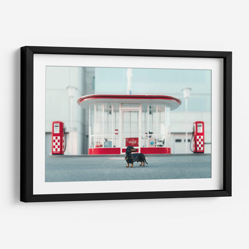 El gasolinero - Heike Willers | Cuadro decorativo de Canvas Lab