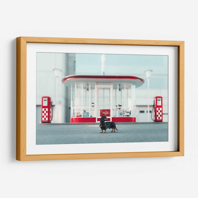 El gasolinero - Heike Willers | Cuadro decorativo de Canvas Lab