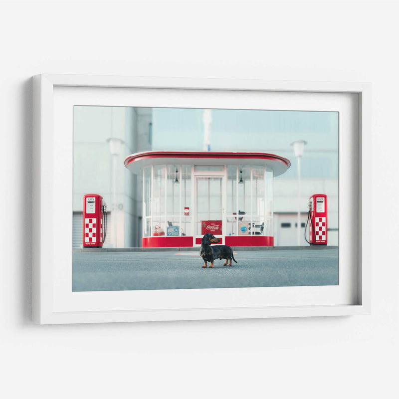 El gasolinero - Heike Willers | Cuadro decorativo de Canvas Lab