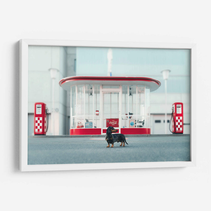 El gasolinero - Heike Willers | Cuadro decorativo de Canvas Lab