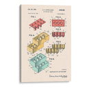 Colores de Lego - Florent Bodart | Cuadro decorativo de Canvas Lab