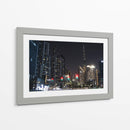 Calles de Dubai al caer la noche - Luis Rodrigo Magaña Andrade | Cuadro decorativo de Canvas Lab