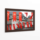 Banderas y mezquitas turcas en Estambul - Luis Rodrigo Magaña Andrade | Cuadro decorativo de Canvas Lab