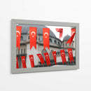 Banderas y mezquitas turcas en Estambul - Luis Rodrigo Magaña Andrade | Cuadro decorativo de Canvas Lab