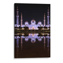 Mezquita en Abu Dhabi de noche - Luis Rodrigo Magaña Andrade | Cuadro decorativo de Canvas Lab
