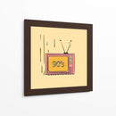 Los años 90 en la tele - Vision Grasp Art | Cuadro decorativo de Canvas Lab