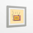 Los años 90 en la tele - Vision Grasp Art | Cuadro decorativo de Canvas Lab
