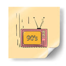 Los años 90 en la tele - Vision Grasp Art | Cuadro decorativo de Canvas Lab