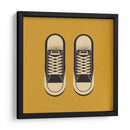 Chucks negros - Vision Grasp Art | Cuadro decorativo de Canvas Lab
