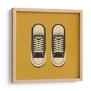 Chucks negros - Vision Grasp Art | Cuadro decorativo de Canvas Lab
