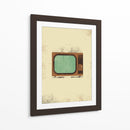 Televisor Vintage - Vision Grasp Art | Cuadro decorativo de Canvas Lab