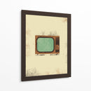 Televisor Vintage - Vision Grasp Art | Cuadro decorativo de Canvas Lab