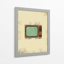 Televisor Vintage - Vision Grasp Art | Cuadro decorativo de Canvas Lab