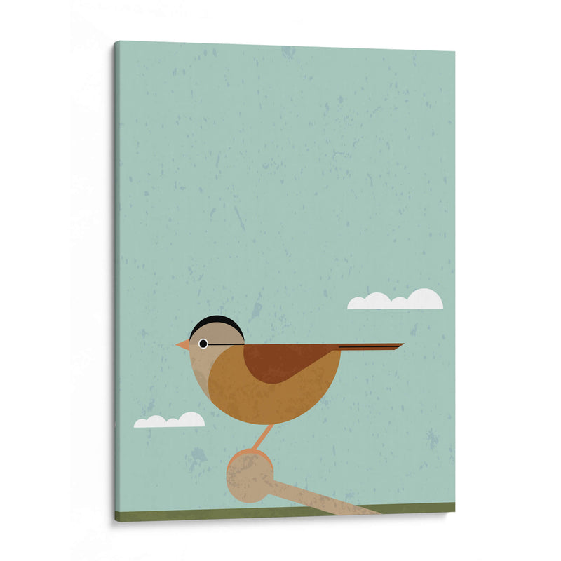 Gorrión listo para volar - Vision Grasp Art | Cuadro decorativo de Canvas Lab