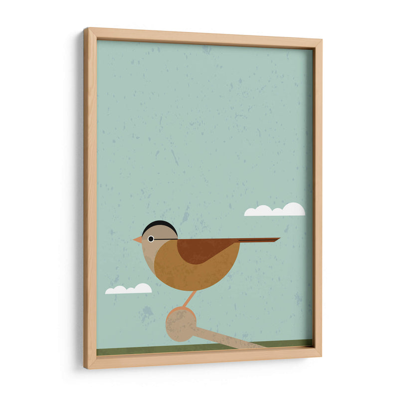 Gorrión listo para volar - Vision Grasp Art | Cuadro decorativo de Canvas Lab