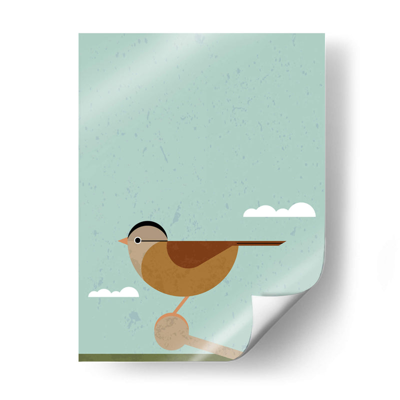 Gorrión listo para volar - Vision Grasp Art | Cuadro decorativo de Canvas Lab